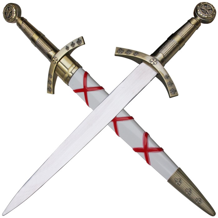 Haller, 1 fantasy dagger Templar, with sheath