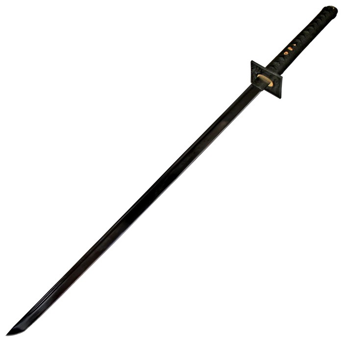 Ninja sword with forged blade