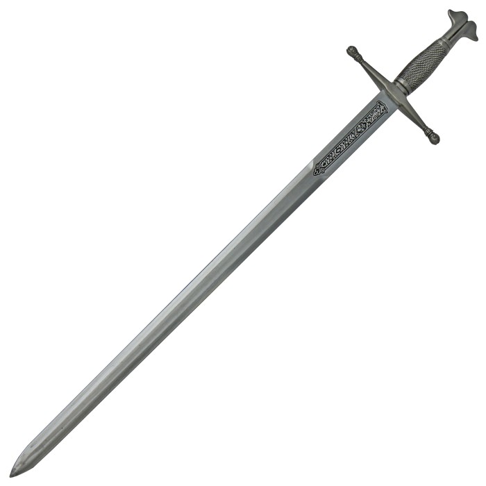 Haller sword Charles V, handle and blade made of cast metal