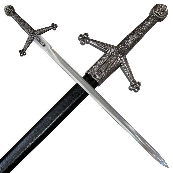 Haller, 1 Schwert Claymore mit Scheide