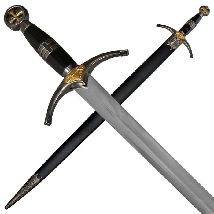 Haller, 1 Crusader short sword, with sheath