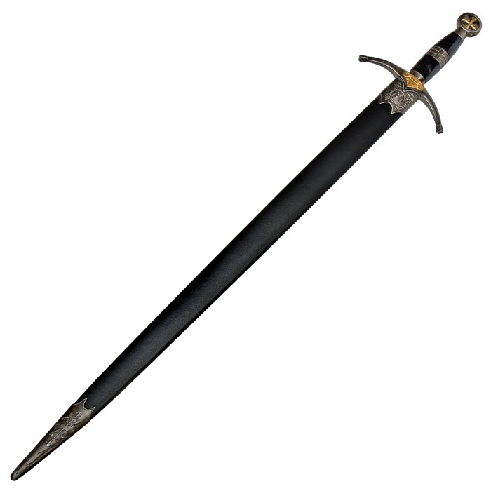 Haller, crusader short sword, with plastic sheath, decoration