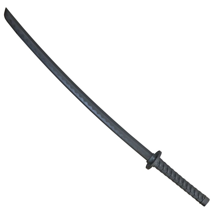 Haller Bokken, Plastic Katana, Black