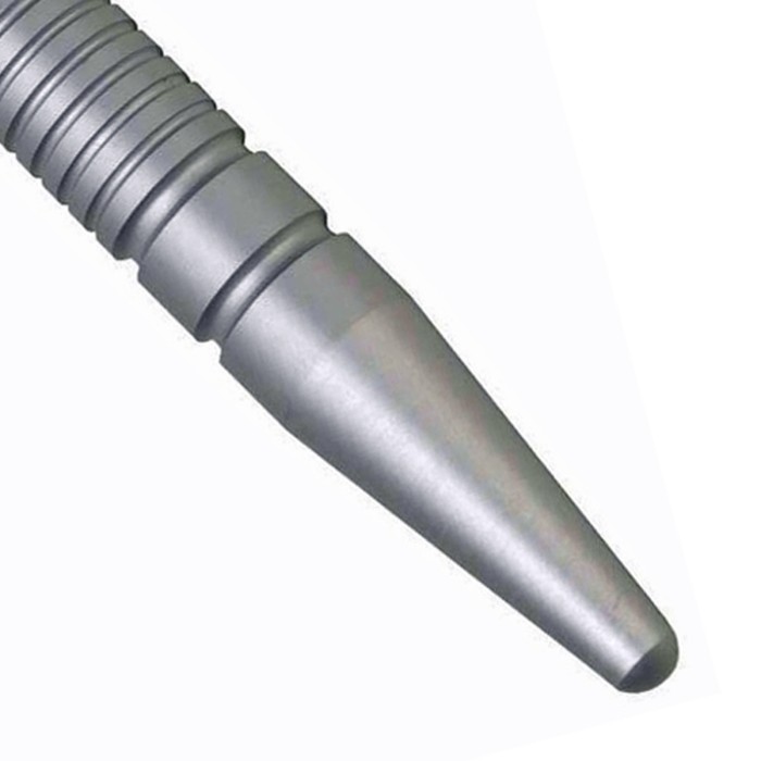 BlackField Kubotan extra dick mit Schlüsselring silber