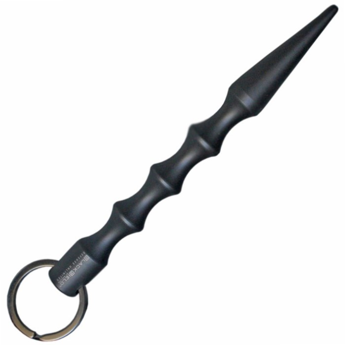 BlackField Kubotan aus Edelstahl Titanium grau