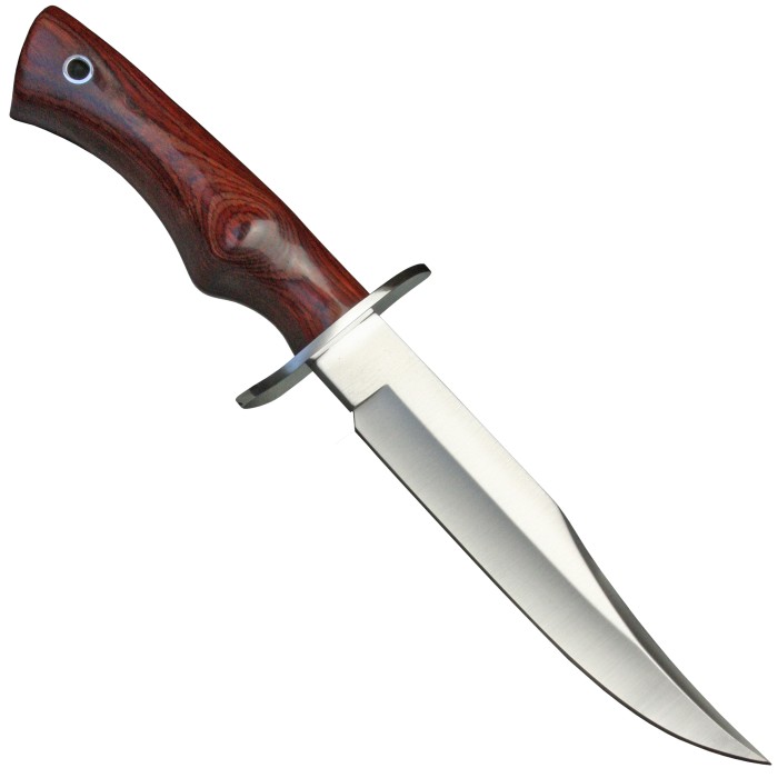 Muela Cazorla Bowie Jagdmesser Pakkaholzgriff