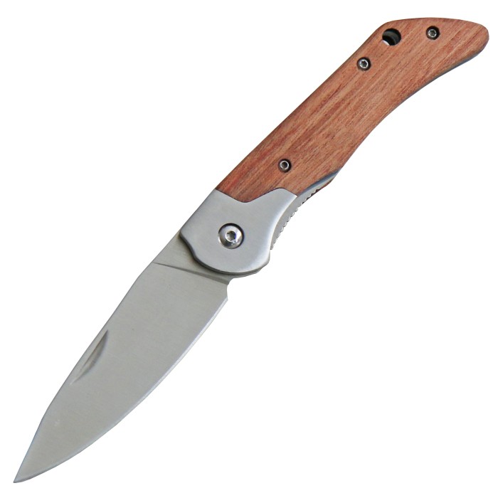 Haller, Taschenmesser, Padouk Holz, Linerlock