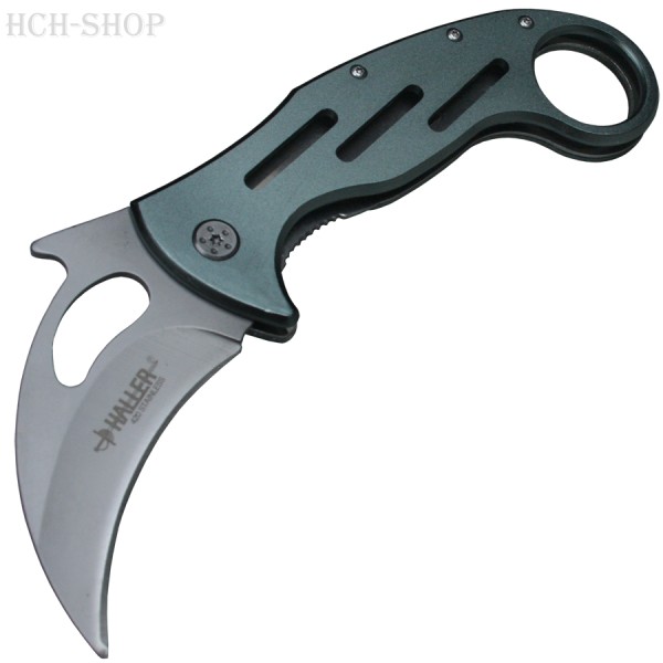 Haller großes Taschenmesser Karambit II mit Liner-Lock