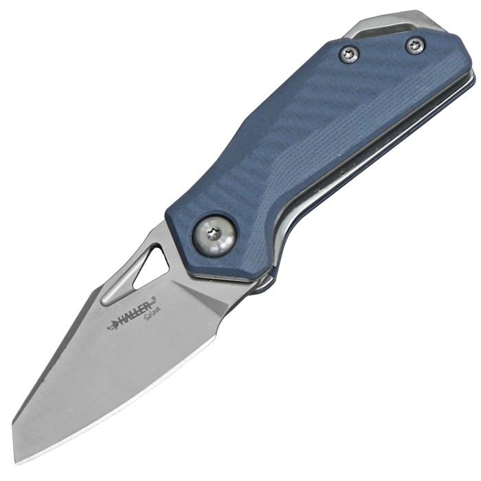 Haller Select, pocket knife, mini knife, blue, gift box