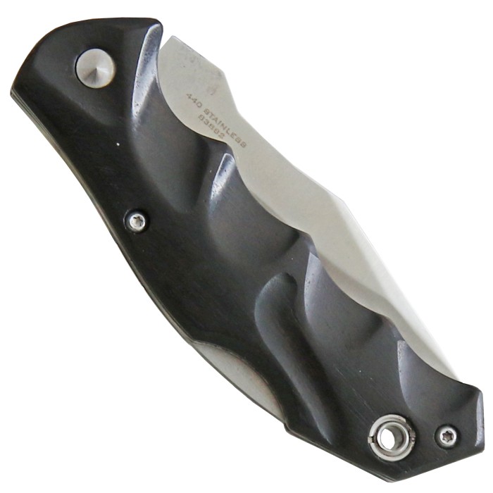 Haller Select, pocket knife, ebony, leather case, gift box