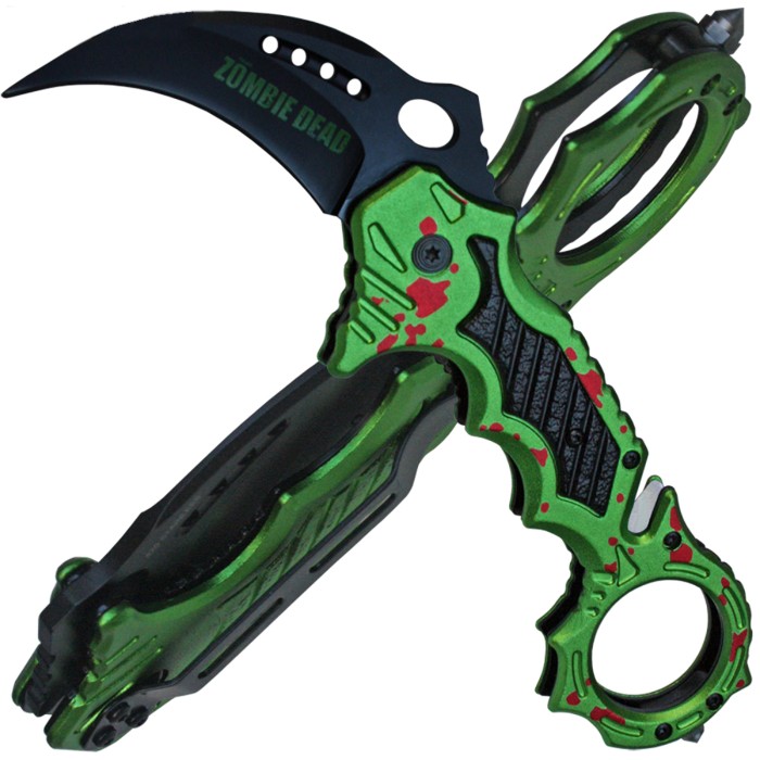 Haller ZD, Karambit pocket knife, rescue knife, spring-assisted