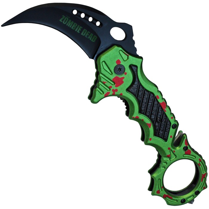 Haller ZD, Karambit pocket knife, rescue knife, spring-assisted