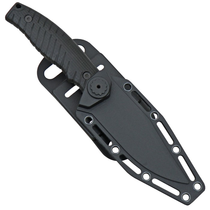 Haller Outdoor Knife, Fixed Blade, Plastic Sheath