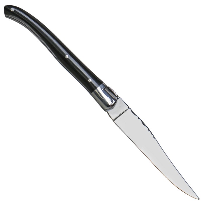 Laguiole pocket knife, medium, buffalo horn scales