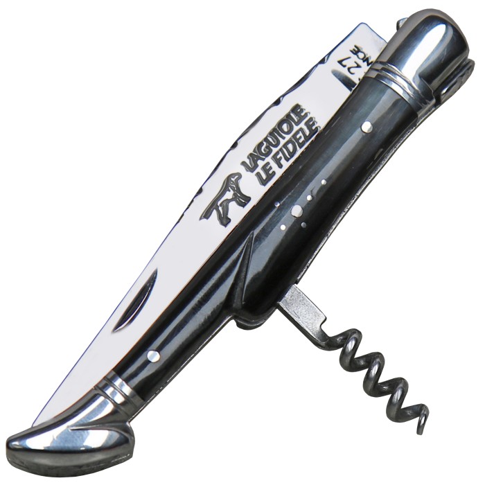 Laguiole pocket knife, buffalo horn scales