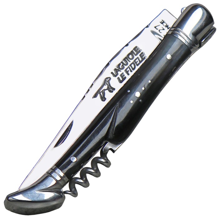 Laguiole pocket knife, buffalo horn scales