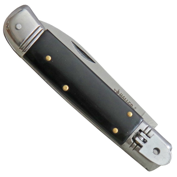 Haller, Springmesser, Kunststoffschalen, schwarz