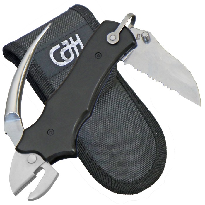 CJH Segler-Tool Seglermesser 3 Funktionen, Nylonetui