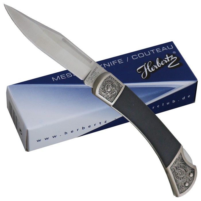 Herbertz, Pocket Knife, Black, Folding Knife, Back Lock