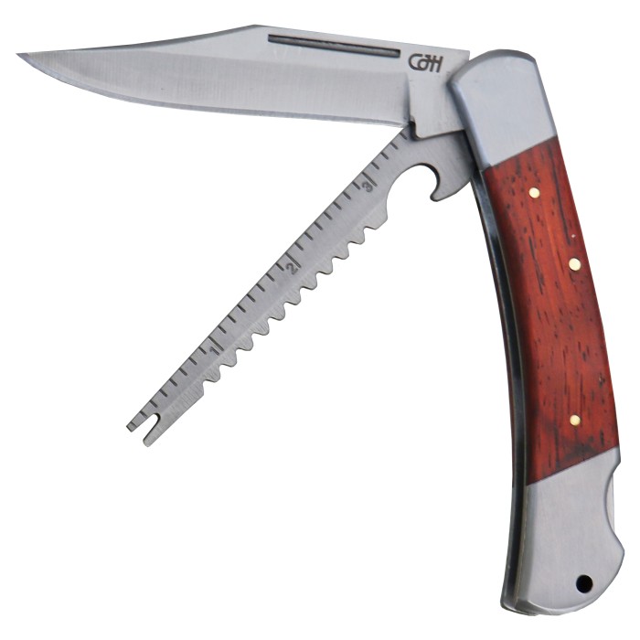 CJH, Anglermesser, 2 Klingen, Back Lock