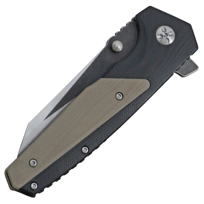 Herbertz One-Hand Knife, Duotone G10 Scales, Clip