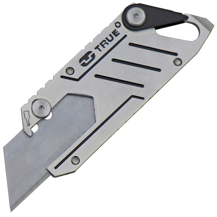 True Utility, Cutter Klinge, Edelstahlgehäuse, Schraubendreher, Kapselheber