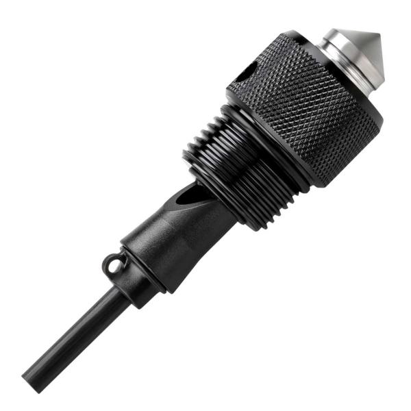 Herbertz Multi Funktions Klappspaten mit Feuerstarter, Signalpfeife, Glasbrecher