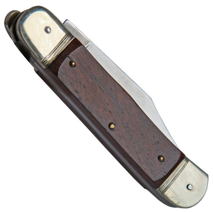 Hubertus, Springmesser, Rosenholzschalen, Hebelschloss,