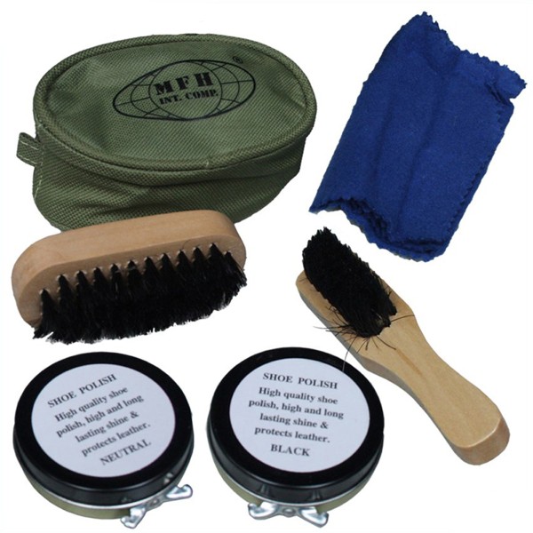 MFH kleines Schuhputzset, 6 teilig