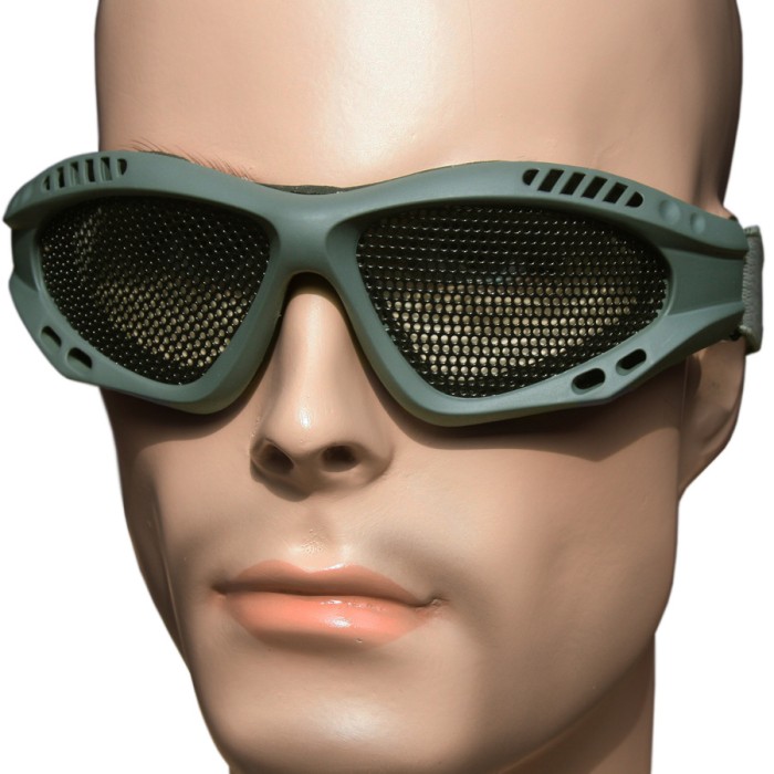 MFH Airsoft glasses sports glasses green plastic frame