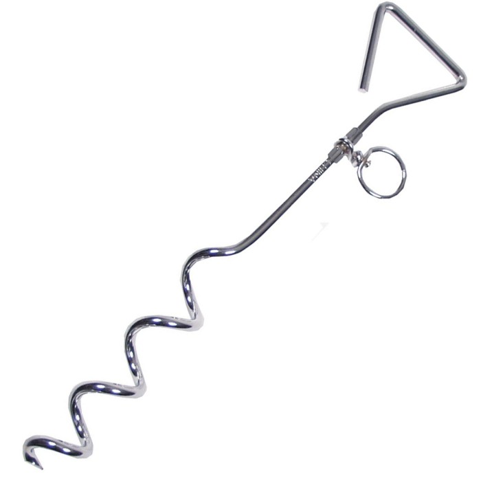 MFH, Spiralhering, Metall Hering, Befestigungsring, Zelt Zubehör,