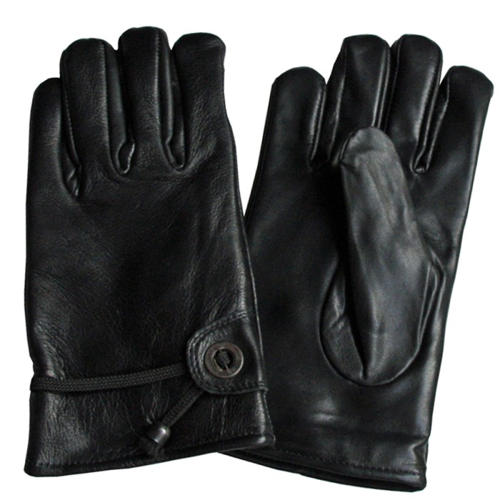 MFH finger gloves, slip-on gloves with drawstring