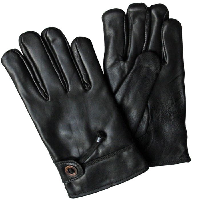 MFH finger gloves, slip-on gloves with drawstring