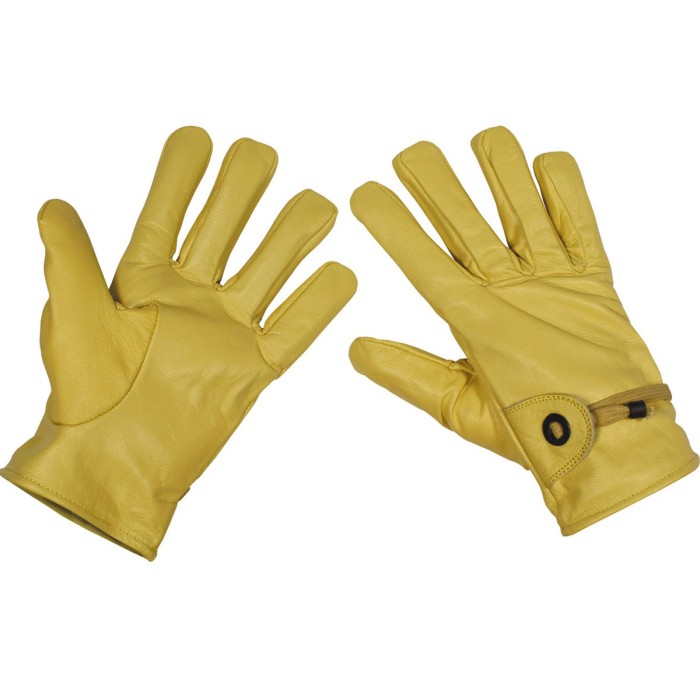 MFH finger gloves, contains non-textile parts of animal origin!