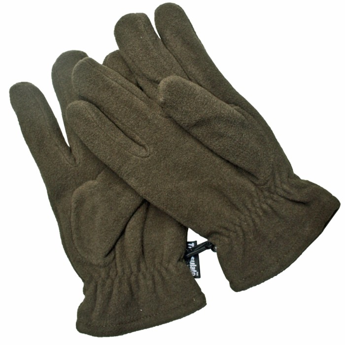 MFH fleece finger gloves, olive, 3M™ Thinsulate™ Insulation