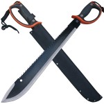 MP9 Machete Labor with rubber grip and belt pouch