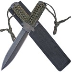 MP9 survival knife V-Kong I all-steel knife with paracord wrapping (18+)