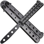 Haller exercise knife butterfly knife coated with titanium