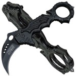 BlackField Rescue Taschenmesser Karambit "NIGHT THORN" mit Clip (18+)